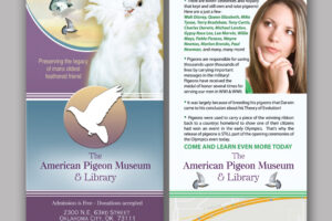 pigeon museum rack card
